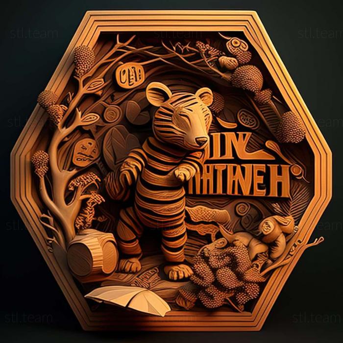 3D model Tiggers Honey Hunt game (STL)